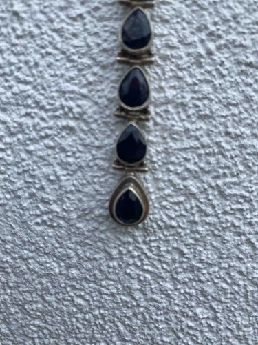 Sapphire Drop Earrings