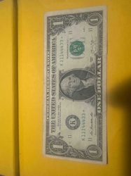 United States One Dollar Bill (Series 2009 with Star Note)