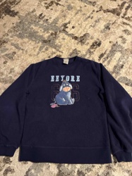 Disney Eeyore 'Eeyore 65' Navy Blue Crewneck Sweatshirt