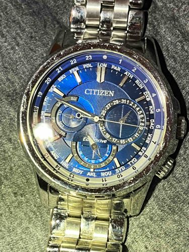 Citizen Eco-Drive Radio-Controlled Perpetual Calendar Chronograph World Time Watch