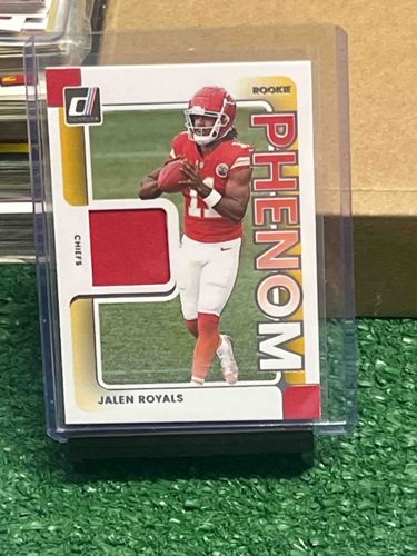 Panini Donruss Jalen Royals 'Phenoms' Rookie Jersey Relic Trading Card