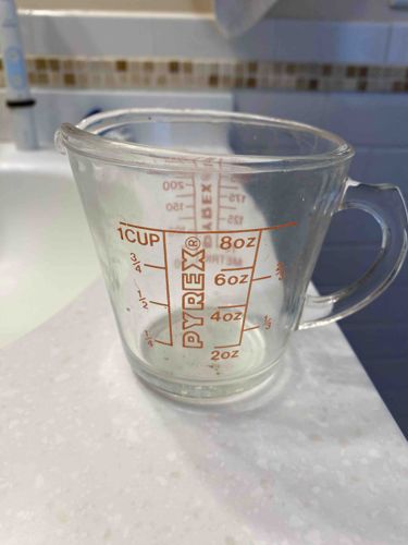 Vintage Pyrex 1-Cup Clear Glass Measuring Cup