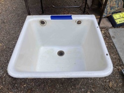 Vintage Kohler Cast Iron Laundry Sink