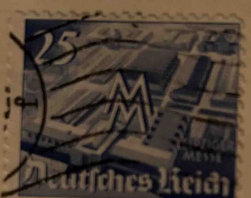 German Reich 25 Pfennig Philatelic Exhibition Commemorative Stamp