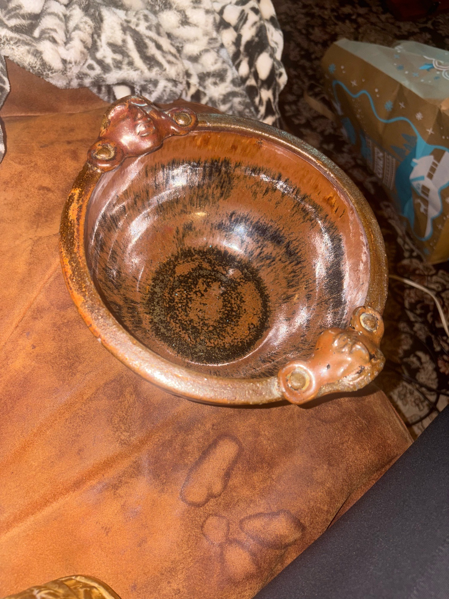 Submitted photo of Glazed ceramic bowl (unauthenticated)