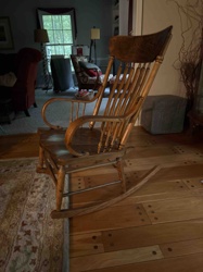 Antique Bentwood and Spindle Rocking Chair