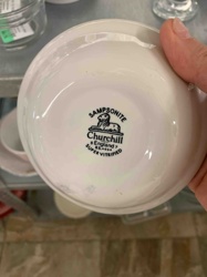 Churchill Sampsonite Super Vitrified Ceramic Bowl (Underside)