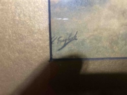 Signed Artwork 'V. English'