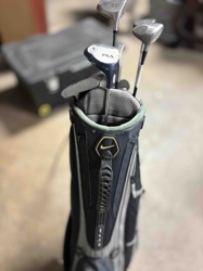 Nike Golf Bag with Assorted Golf Clubs