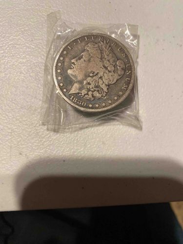 1880 Morgan Silver Dollar (Obverse)