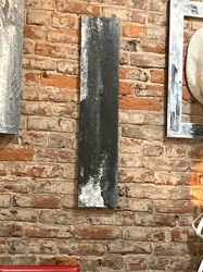 Abstract Textured Painting on Wood