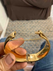 Gold-Tone Bangle Bracelet