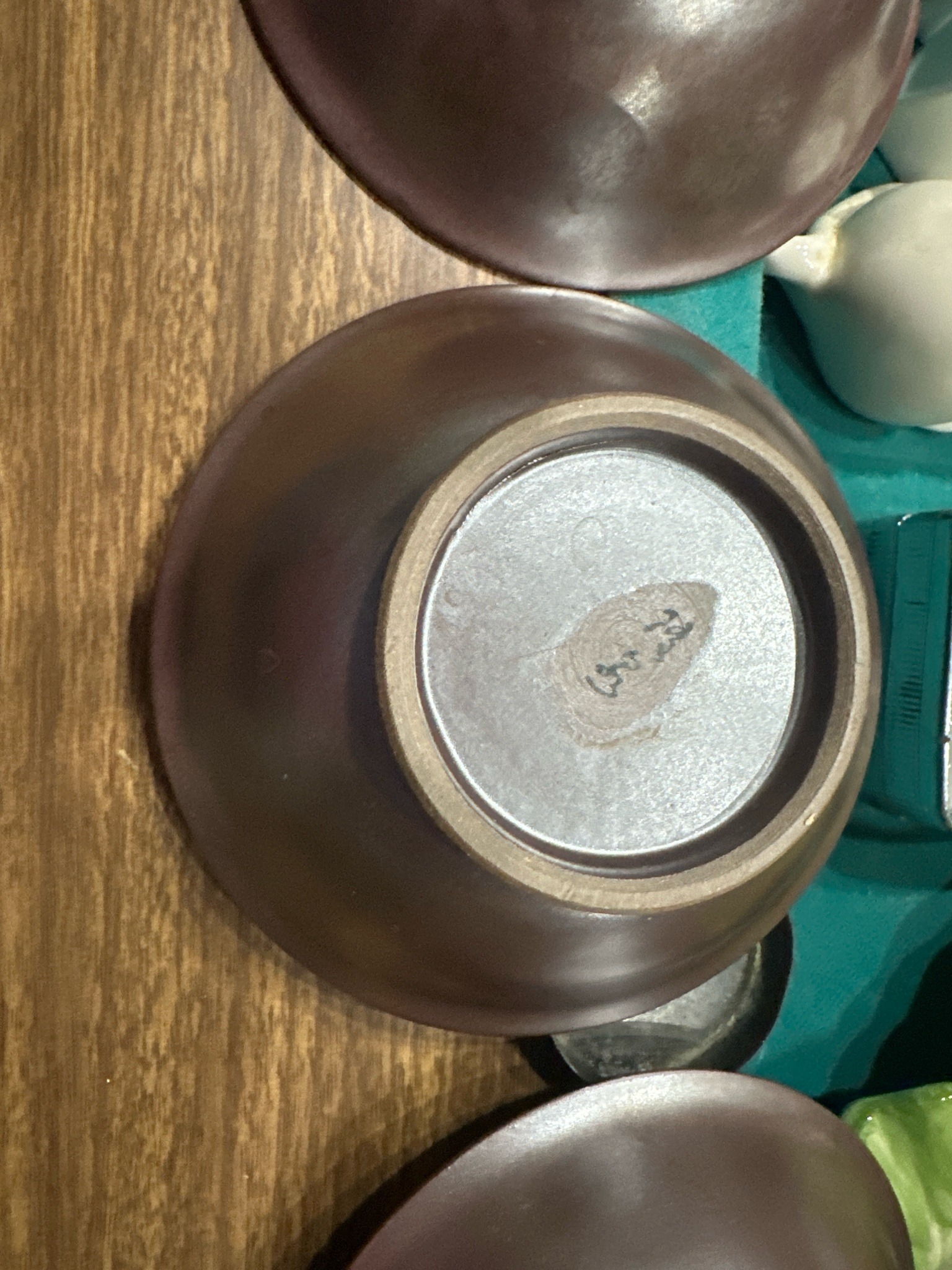 Submitted photo of Ceramic bowl bearing an unverified maker's mark
