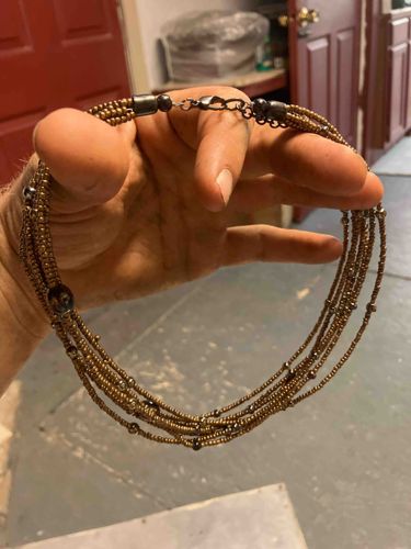 Multi-Strand Beaded Necklace