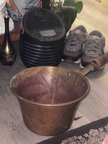 Antique Copper Confiture Pot or Sugar Pan