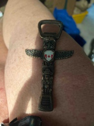 Canadian Totem Pole Bottle Opener