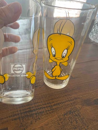 Pepsi Collector Series Looney Tunes Tweety Bird Glasses