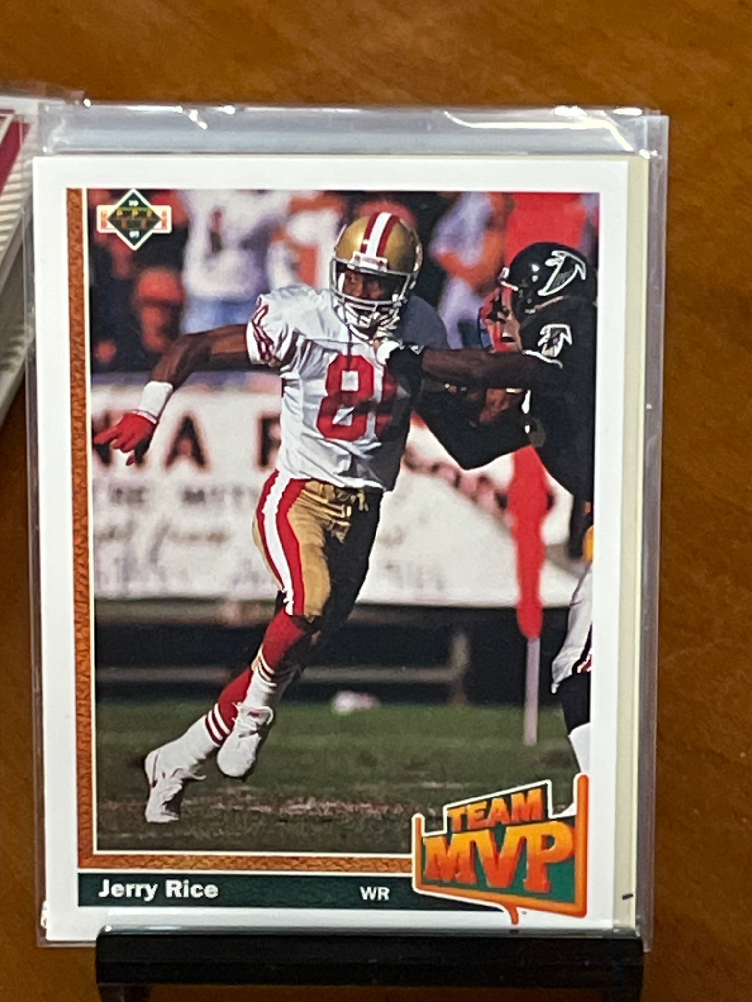 1991 Upper Deck Team MVP Jerry Rice Card #TM4