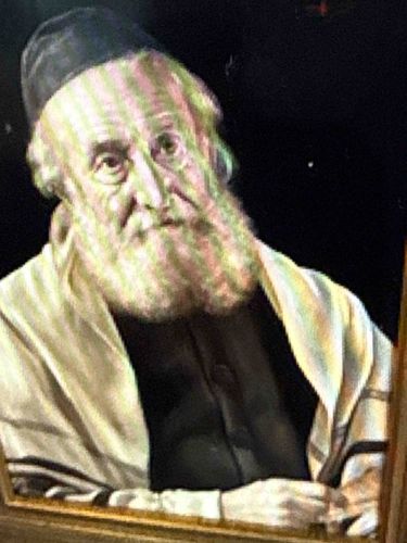 Portrait Painting of an Elder with Beard