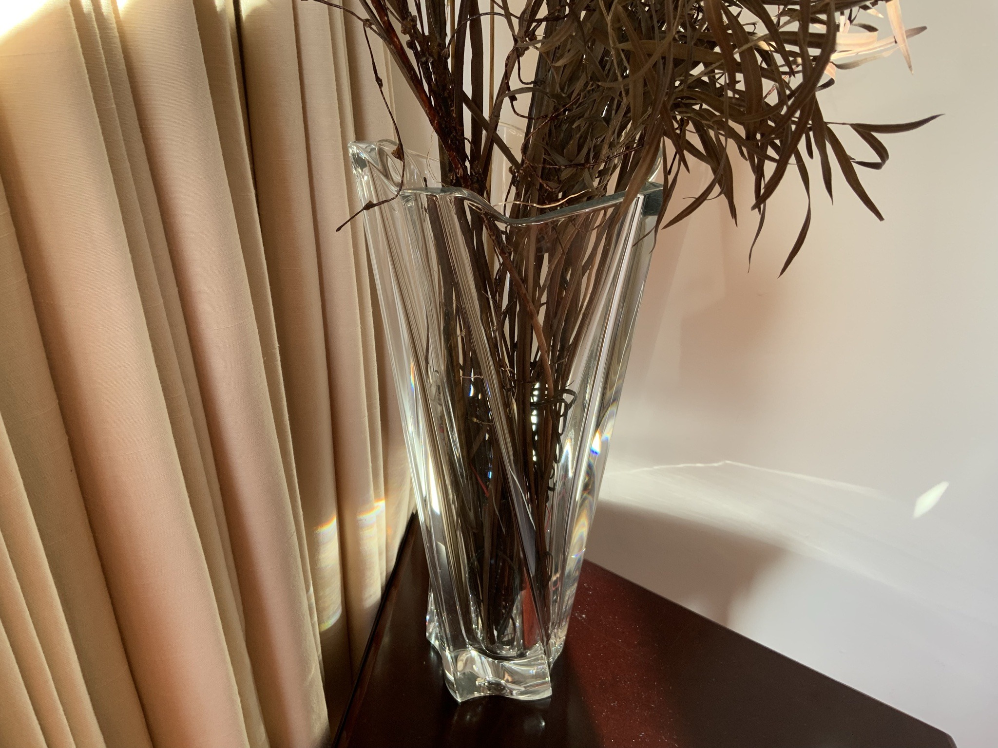 Submitted photo of Molded crystal glass vase