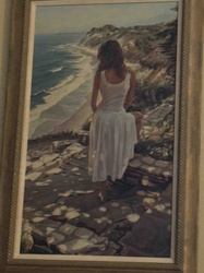 Coastal Landscape with Figure Painting