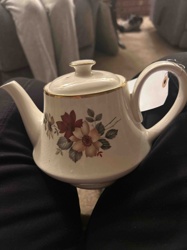 Floral Pattern Ceramic Teapot