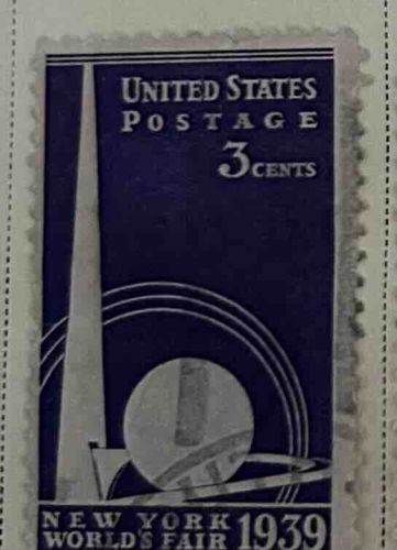 1939 New York World's Fair 3 Cent Postage Stamp