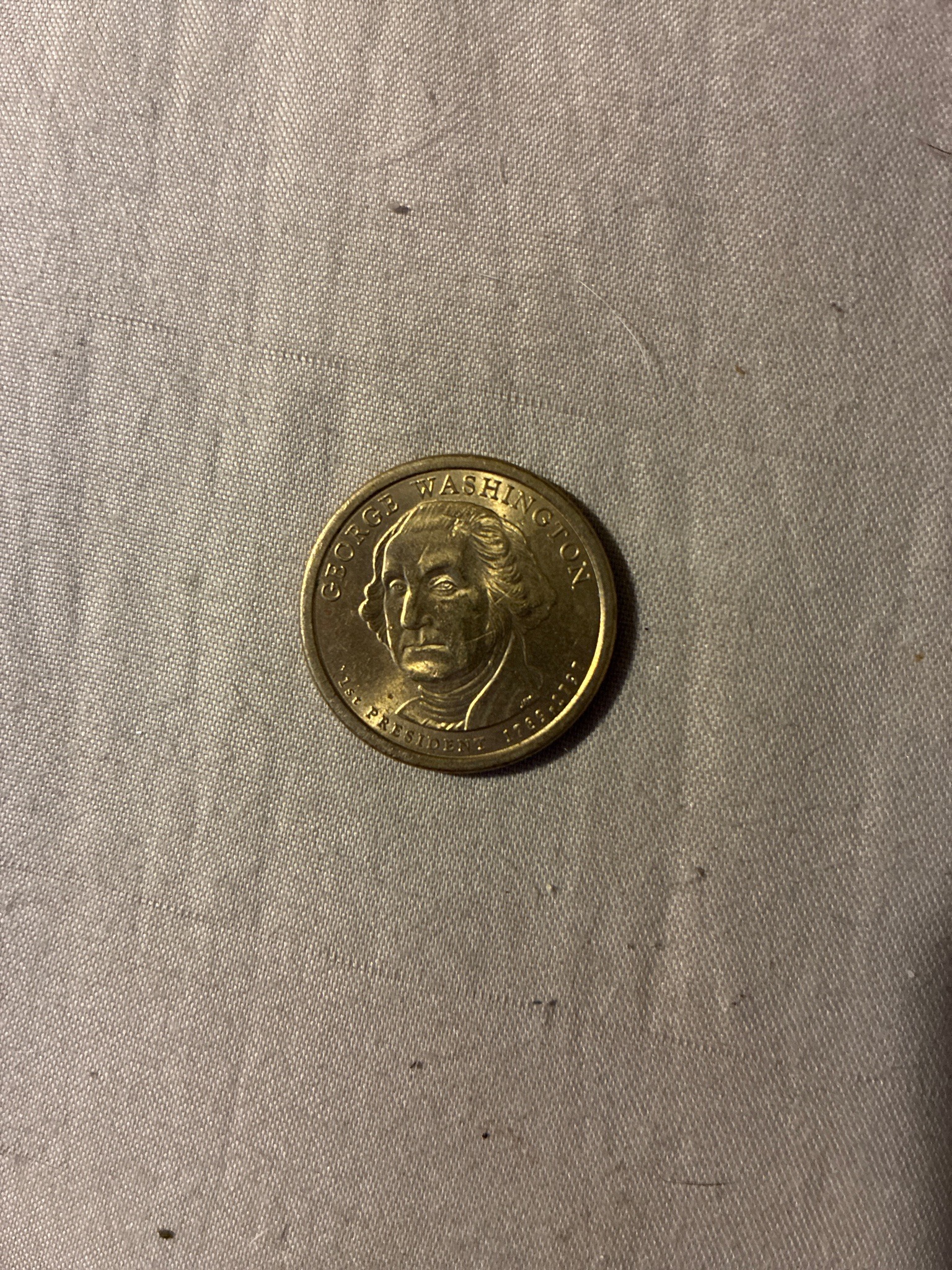 Submitted photo of George Washington Presidential Dollar Coin