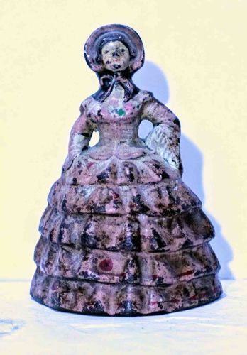 Vintage Cast Iron Southern Belle Doorstop