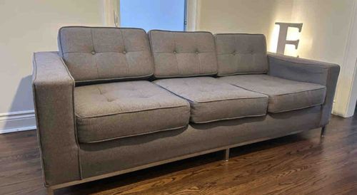 Mid-Century Modern Style Three-Seater Sofa