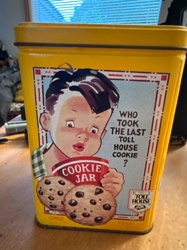 Vintage "Who Took The Last Toll House Cookie?" Tin
