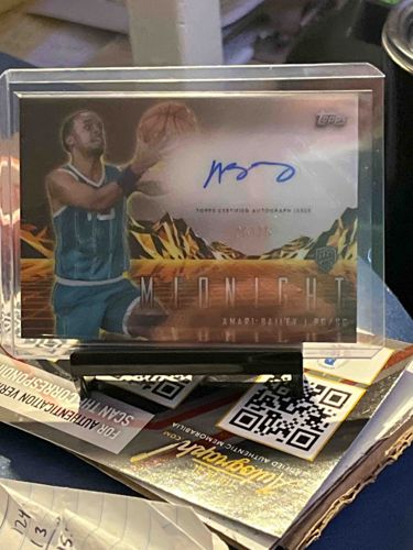 2023-24 Topps Midnight Basketball Amari Bailey Autograph Card