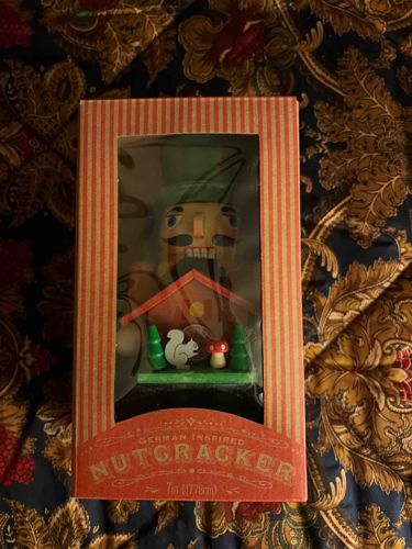 German Inspired Nutcracker with Woodland Scene