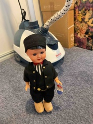 Dutch Boy Souvenir Doll with Wood Clogs