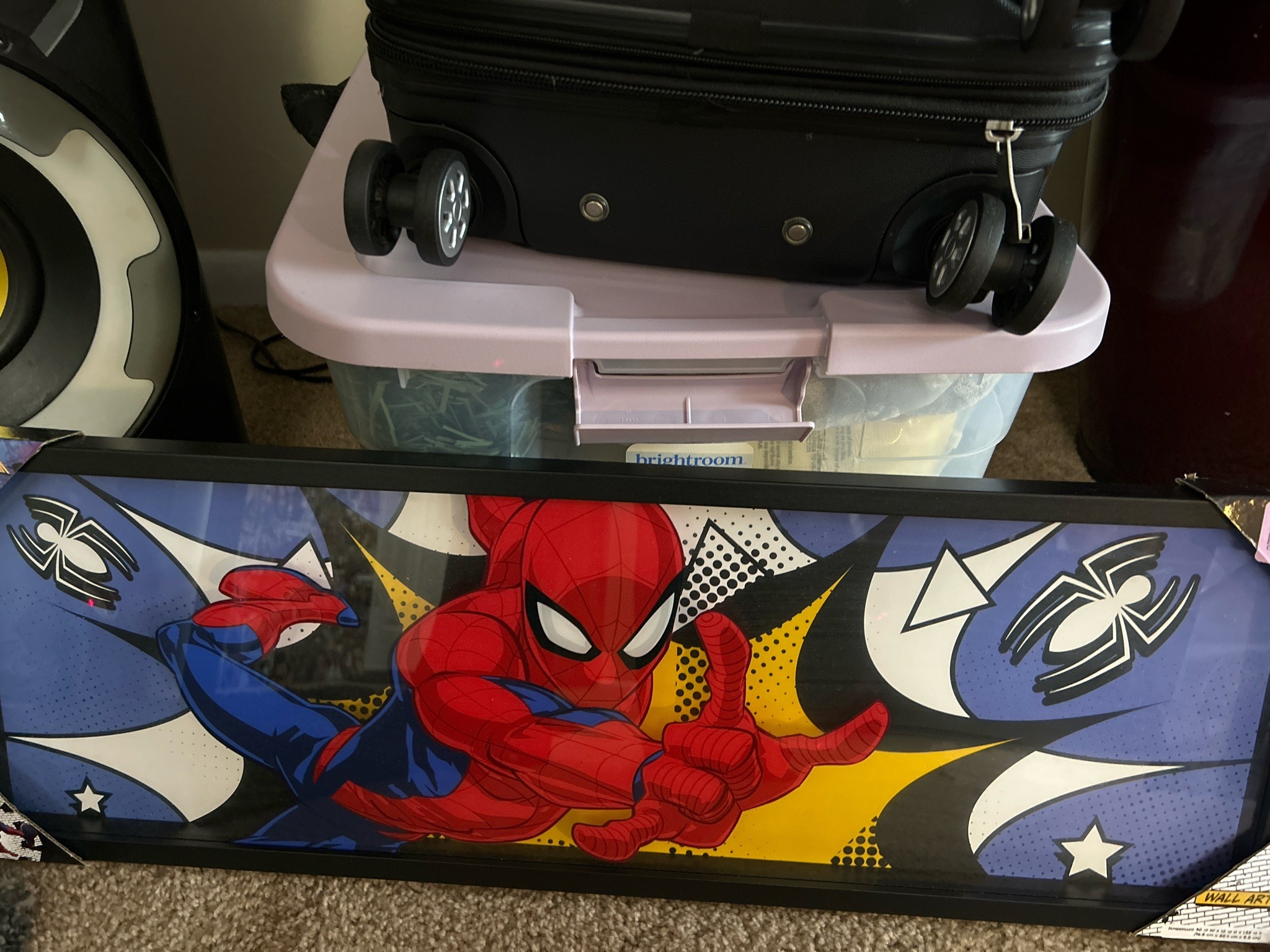 Submitted photo of Spider-Man Pop Art Framed Wall Art