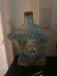 South Carolina Tricentennial Commemorative Ceramic Bottle