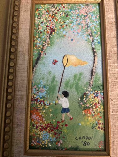 Enamel on Copper Artwork by Cardin '80