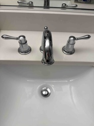 Grohe Chrome Widespread Bathroom Faucet System with Pop-Up Drain