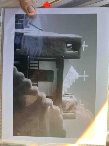 Architectural Study Photographic Print with Plus Annotations