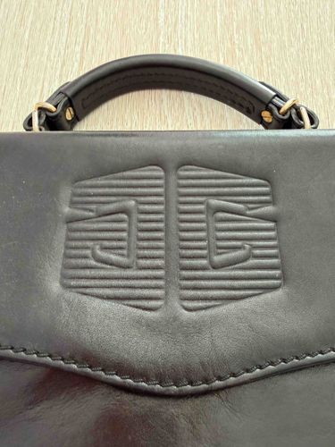 Embossed Leather Briefcase or Satchel