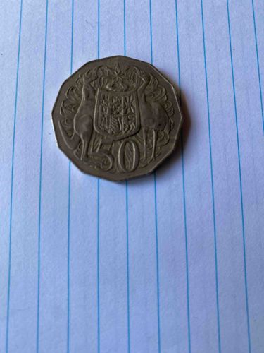 Australian Dodecagonal 50 Cent Coin