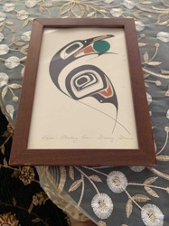 Raven Stealing Sun Art Print by Denny Denue