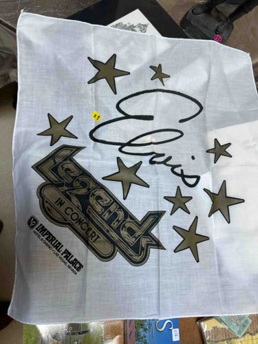 Elvis Presley 'Legend In Concert' Souvenir Handkerchief/Bandana