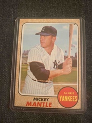 1968 Topps Mickey Mantle Baseball Card