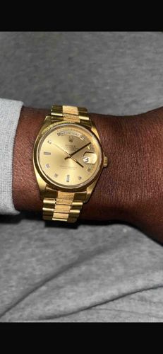 Rolex Day-Date President Ref. 18078 with Bark Finish