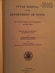 Style Manual of the Department of State