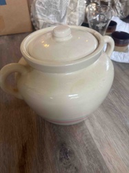 McCoy Ceramic Bean Pot / Covered Casserole Dish