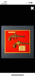 Civil War Naval Percussion Pistols Display