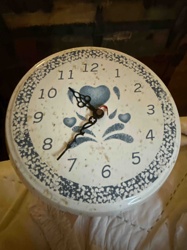 Country Hearts Wall Clock