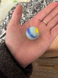 Glass Marble (Cat's Eye or Swirl Type)